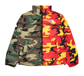 Supreme X The North Face Split Nuptse Camo Jacket